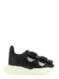 Rick Owens Black Calfskin Athletic Sneakers