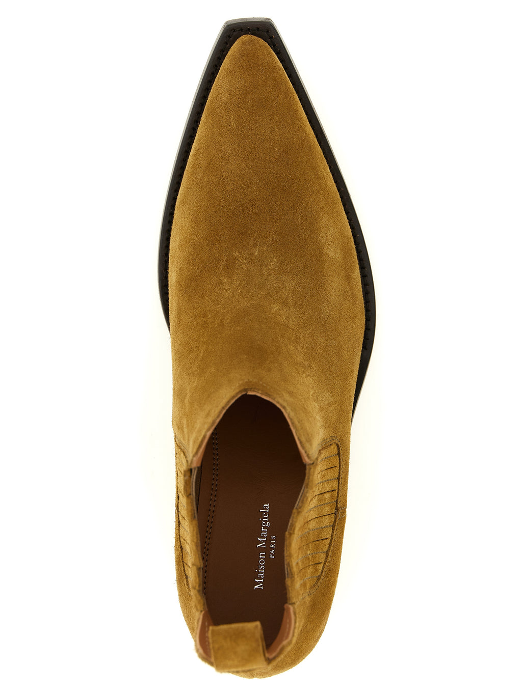 Maison Margiela Brown Bovine Leather Ankle Boots