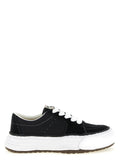 Maison Mihara Yasuhiro Black Cowhide Platform Sneakers
