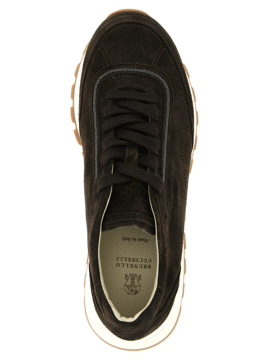 Brunello Cucinelli Brown Calfskin Sneakers