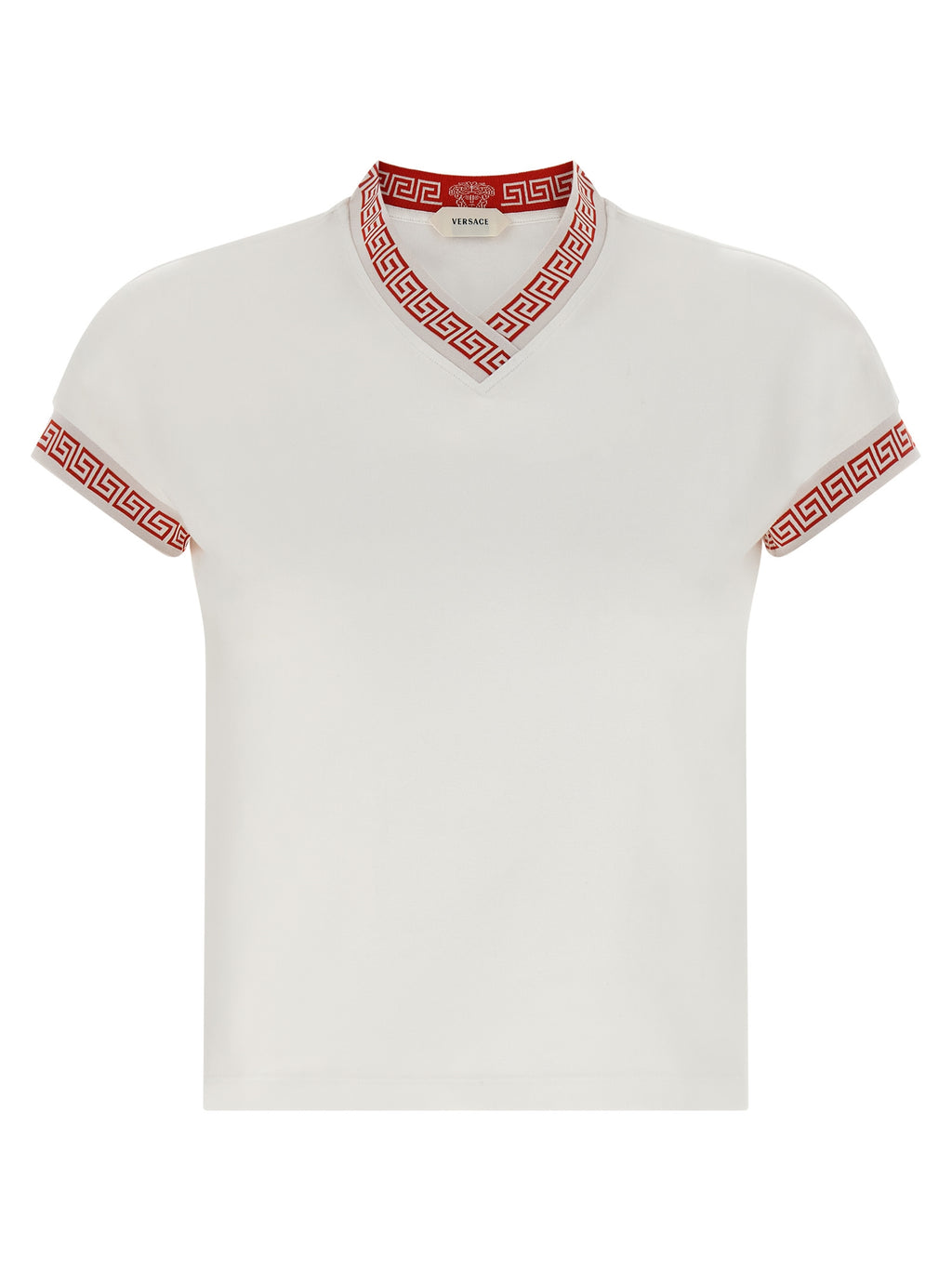 Versace Red Cotton T-Shirt