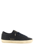 Golden Goose Blue Cowhide Low Top Sneakers