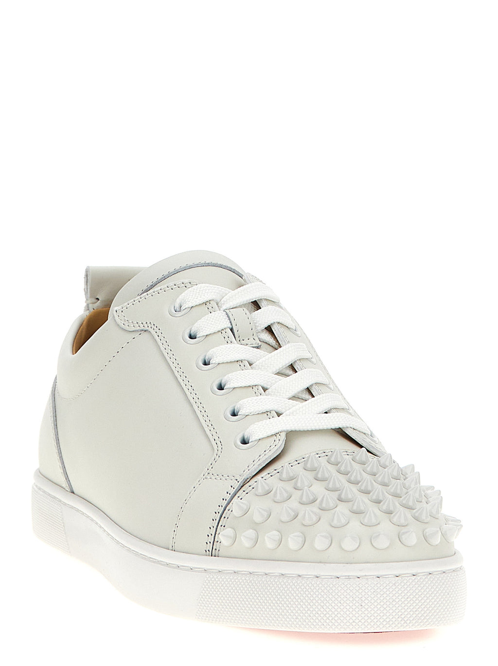 Christian Louboutin White Calfskin Low Top Sneakers