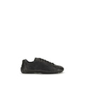 Prada Black Lamb Ovis Aries Low Top Sneakers