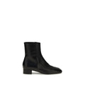 Herbert Levine Black Calf Leather Bos Taurus Ankle Boots