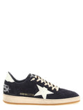 Golden Goose Blue Cowhide Low Top Sneakers