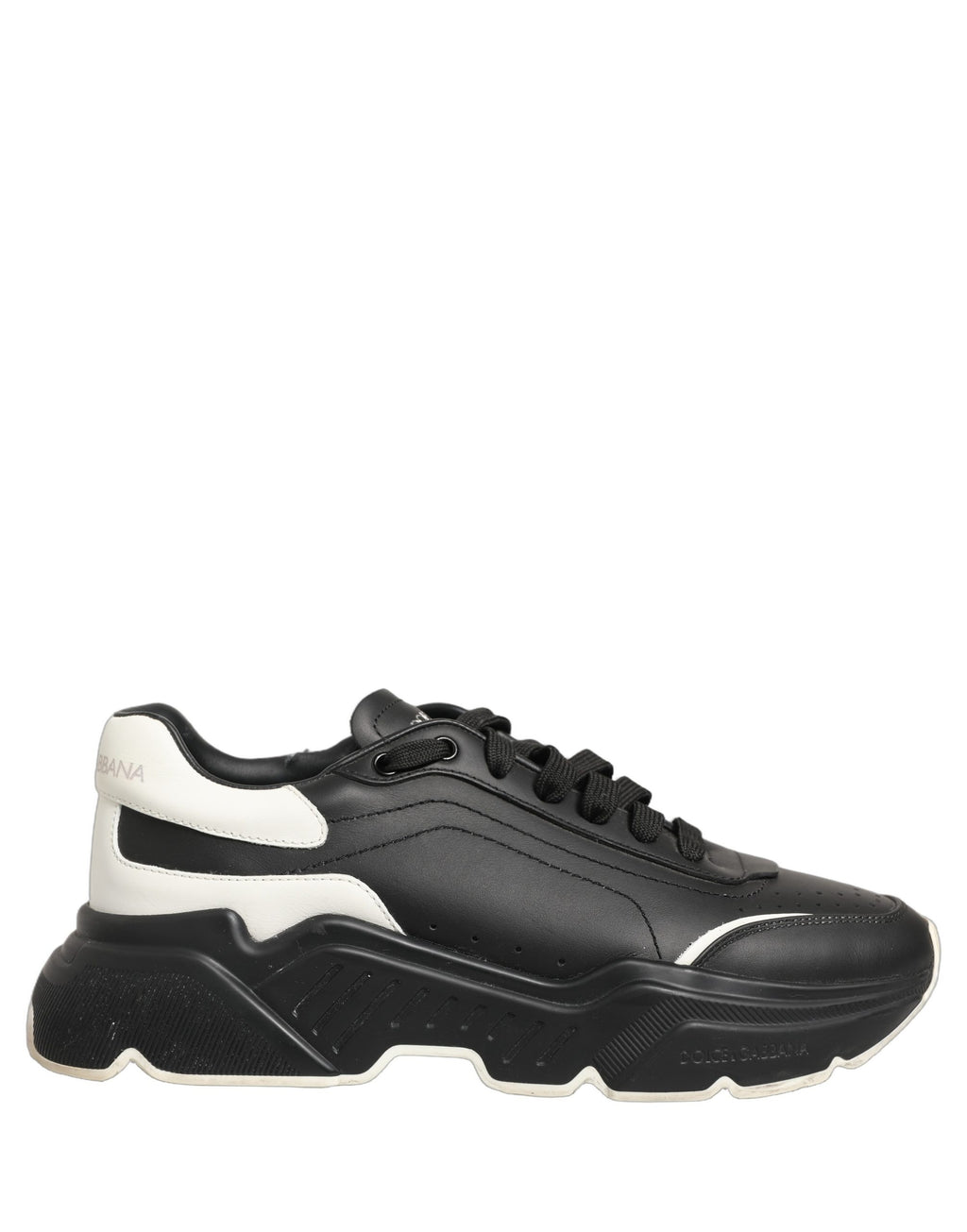 Dolce & Gabbana Black White Daymaster Low Top Sneakers Shoes
