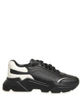 Dolce & Gabbana Black White Daymaster Low Top Sneakers Shoes