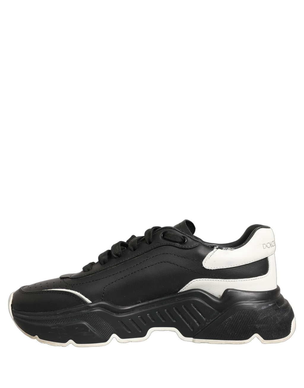Dolce & Gabbana Black White Daymaster Low Top Sneakers Shoes