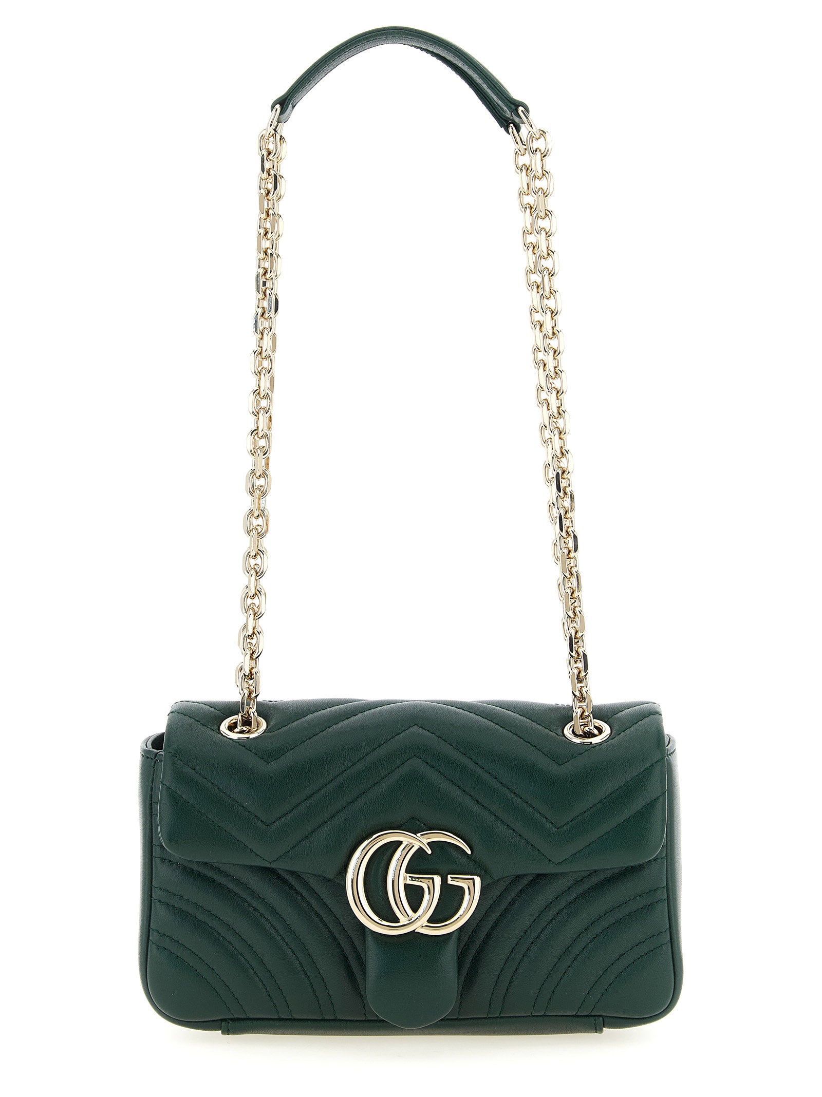 Gucci Bicolor Lamb Leather Shoulder Bag