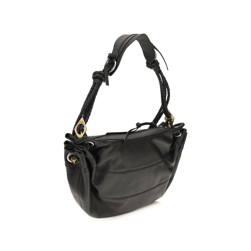 Isabel Marant Black Lamb Ovis Aries Shoulder Bag