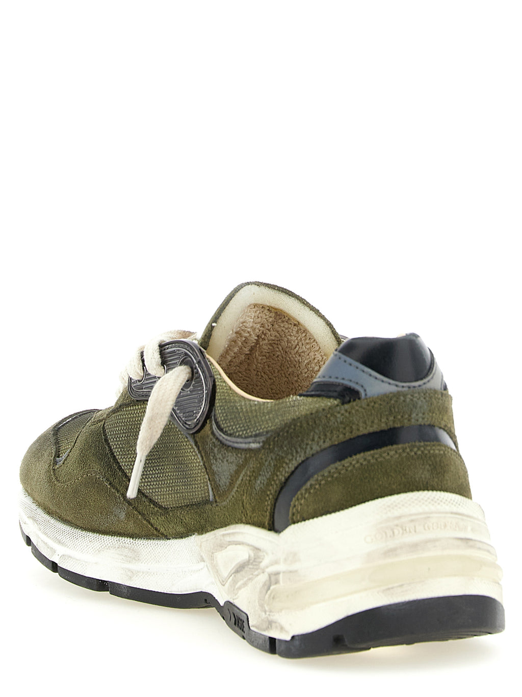 Golden Goose Bicolor Leather Athletic Sneakers