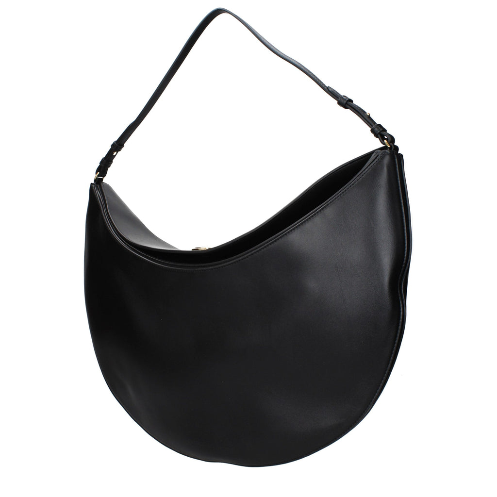 Jacquemus Black Leather Shoulder Bag