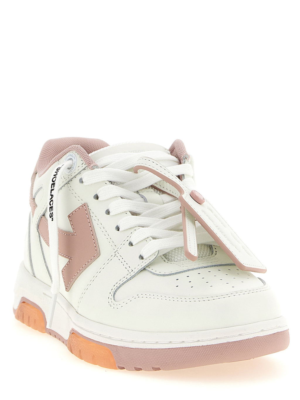 Off-White Multicolor Calfskin Athletic Sneakers