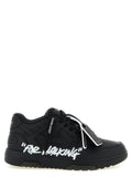 Off-White Bicolor Calfskin Low Top Sneakers
