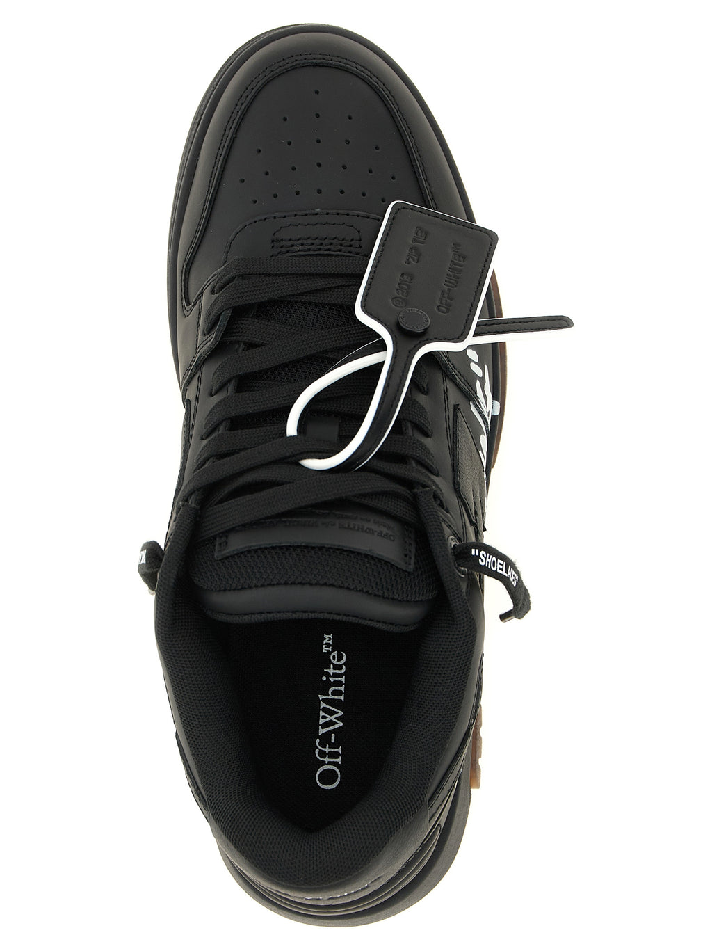 Off-White Bicolor Calfskin Low Top Sneakers