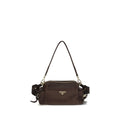 Prada Brown Napa Leather / Calf Bos Taurus Shoulder Bag