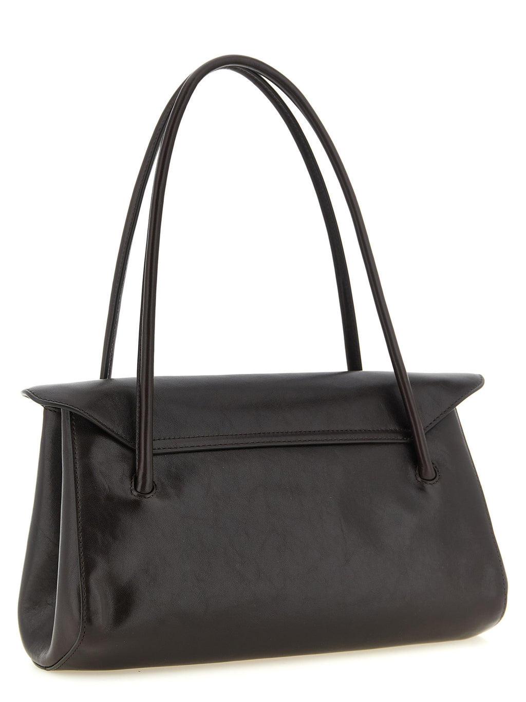 Marni Brown Calfskin Shoulder Bag