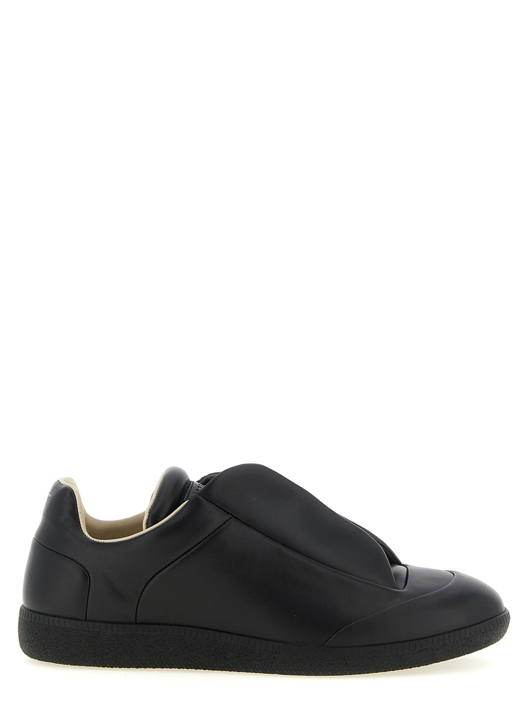 Maison Margiela Black Calfskin Low Top Sneakers