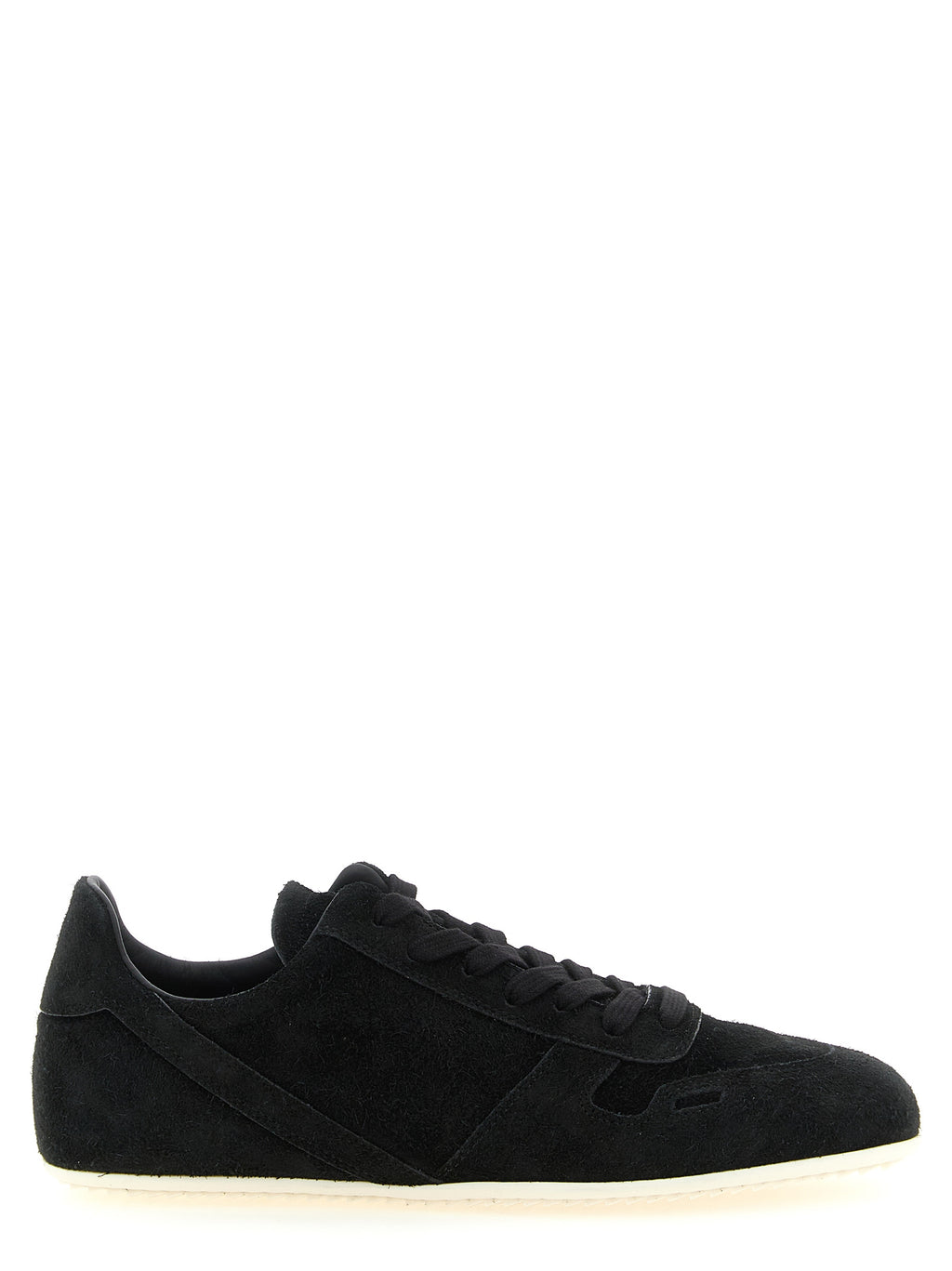 Rick Owens Bicolor Calfskin Low Top Sneakers