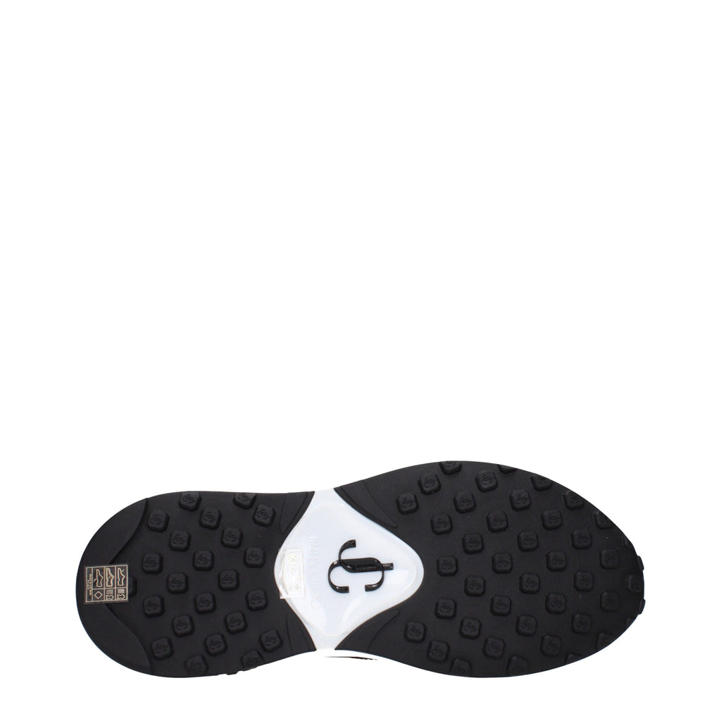 Jimmy Choo Black Fabric Athletic Sneakers