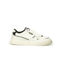 Colmar Black And White Leather Low Top Sneakers