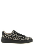 Balmain Bicolor Cotton Low Top Sneakers
