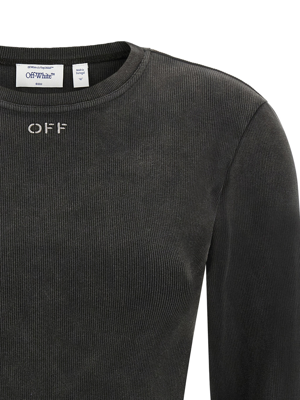 Off-White Black Cotton Sportswear