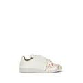 Maison Margiela White Calf Leather Bos Taurus Low Top Sneakers