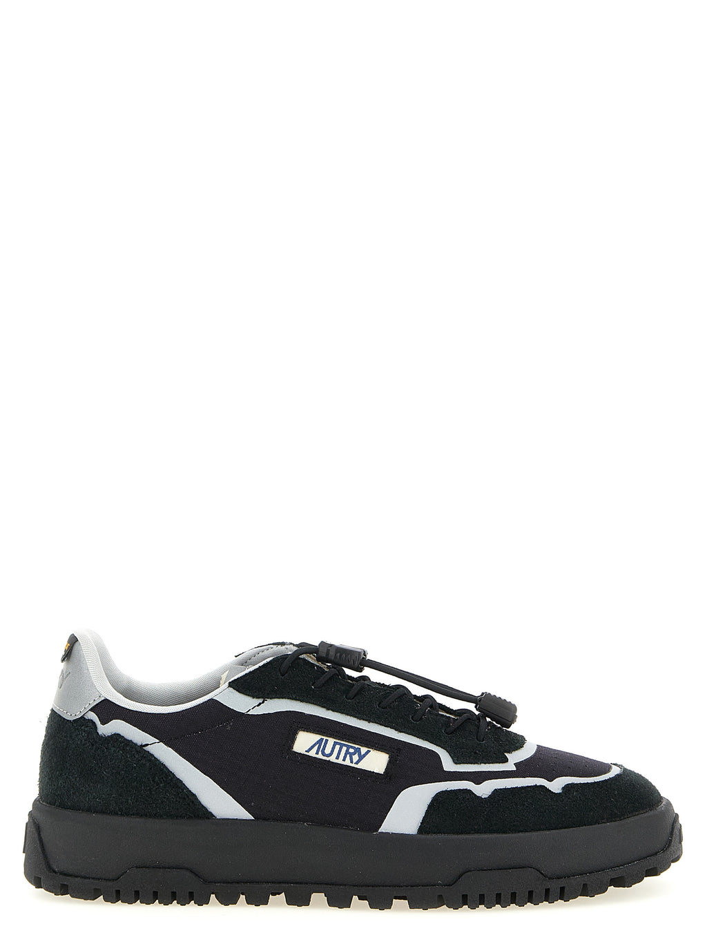 Autry Black Nylon Athletic Sneakers