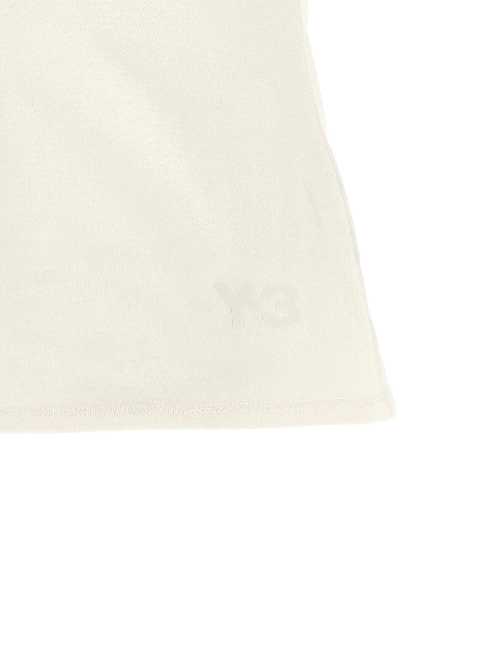 Y-3 White Cotton T-Shirt
