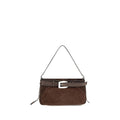 Staud Brown Lamb Ovis Aries Shoulder Bag