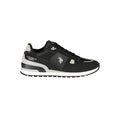 U.S. POLO ASSN. Black Polyurethane Men's Sneaker