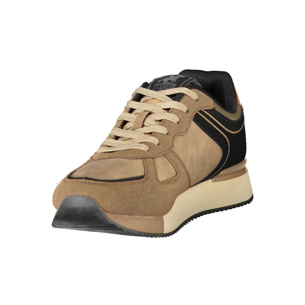 U.S. Grand Polo Brown Polyester Mens Sneaker