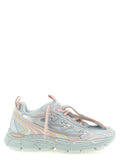 Off-White Blue Polyethylene Athletic Sneakers