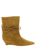 ODISSI Beige Calfskin Ankle Boots