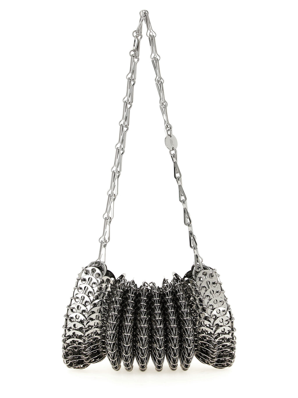 Paco Rabanne Silver Stainless Steel Shoulder Bag