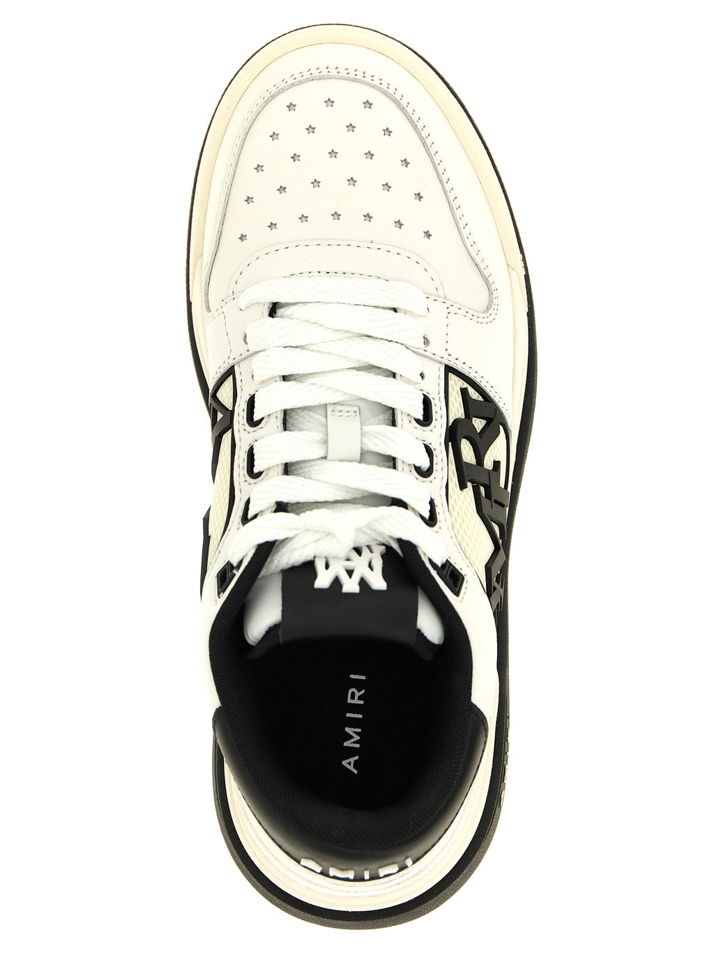 Amiri Bicolor Calfskin Athletic Sneakers