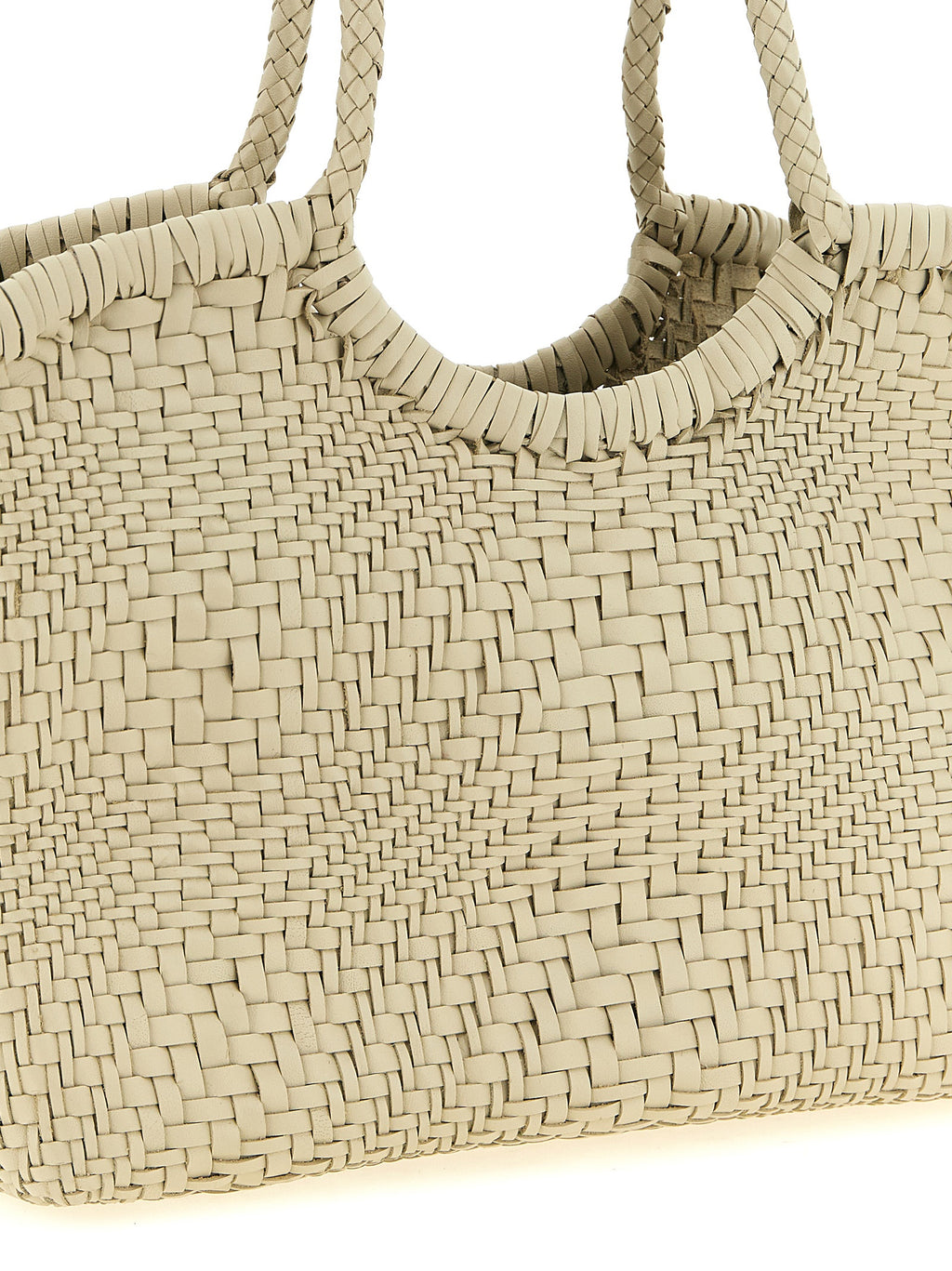 Dragon Diffusion White Calfskin Shoulder Bag