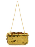 Paco Rabanne Gold Polyester Shoulder Bag