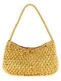Dragon Diffusion Gold Cowhide Shoulder Bag