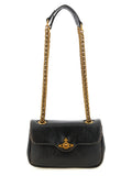 Vivienne Westwood Black Calfskin Shoulder Bag
