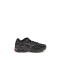 MIZUNO Black Fabric Athletic Sneakers