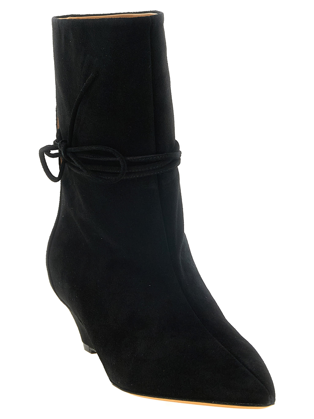 ODISSI Black Calfskin Ankle Boots