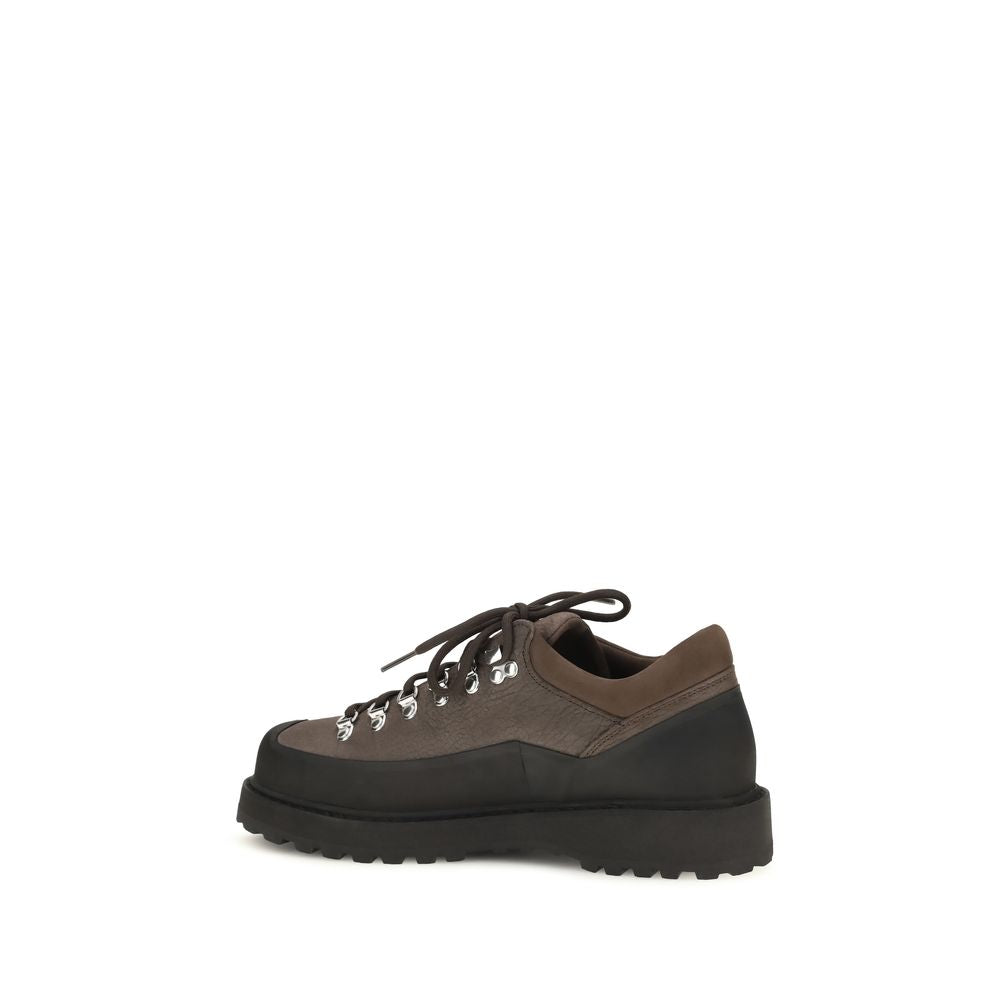 Diemme Brown Calf Leather Bos Taurus Athletic Sneakers