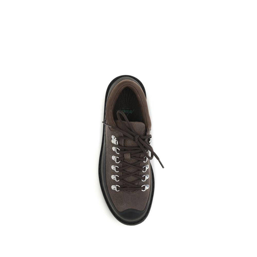 Diemme Brown Calf Leather Bos Taurus Athletic Sneakers