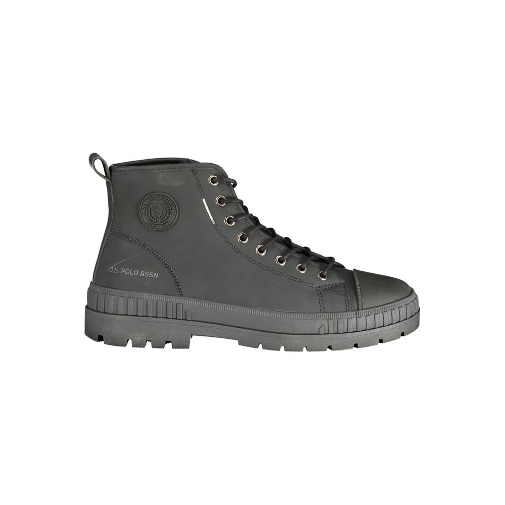 U.S. POLO ASSN. Black Polyurethane Men's Boot
