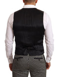 Dolce & Gabbana Dark Gray Check 3 Piece Set MARTINI Suit