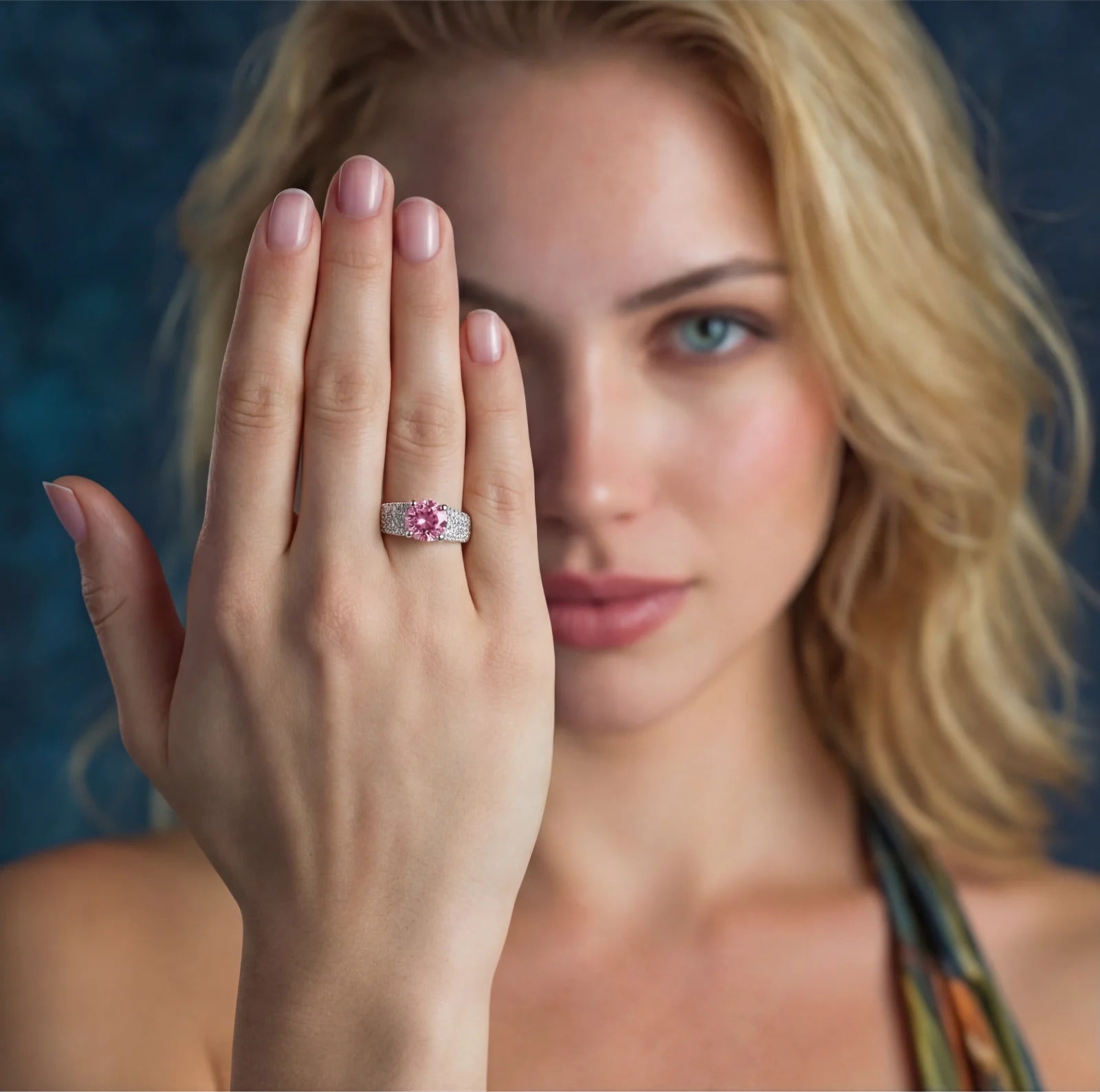 Rose Luxe Statement Moissanite Ring | GL Dowdell