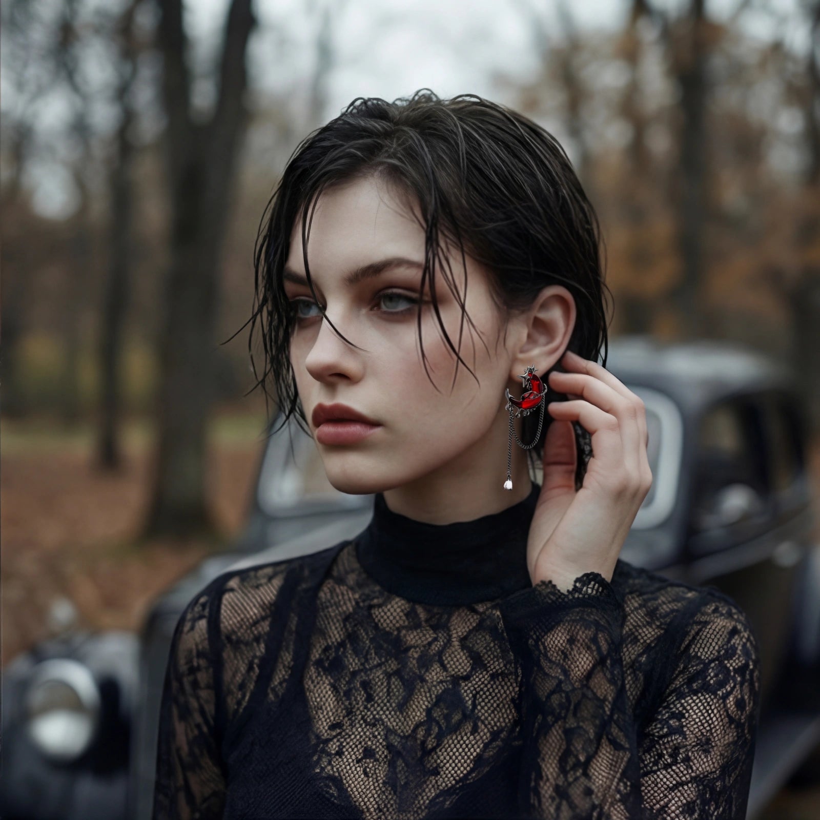 Blood Moon Earrings | GL Dowdell